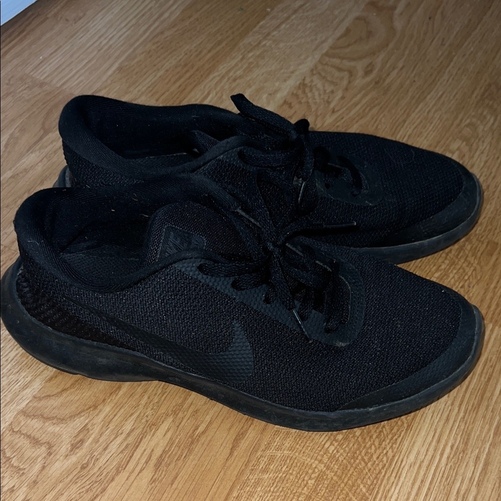 Nike All-Black Mesh Sneakers